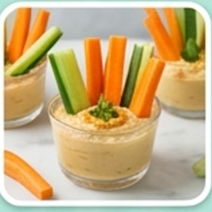 Hummus Veggie Cups